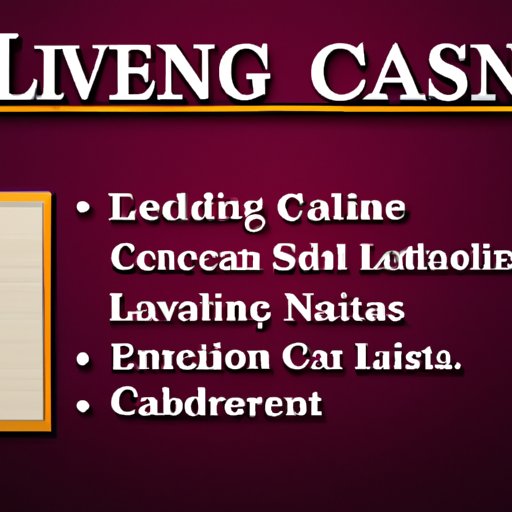 The Law and Order of Casinos: An Overview of the Legal Framework for Preventing Violence