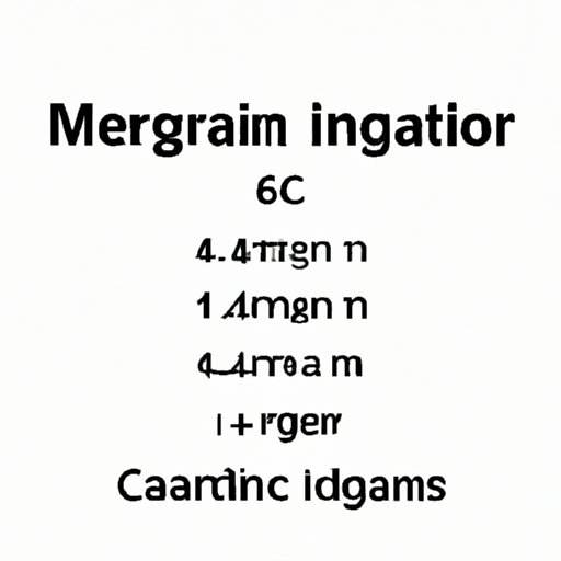 How Many Grams is 1000 mg? Understanding Milligrams to Grams Conversion Made Easy