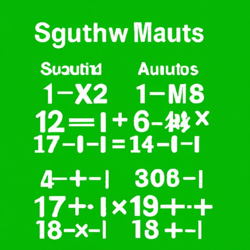 The Power of Sums: A Comprehensive Guide to Understanding What is a Sum